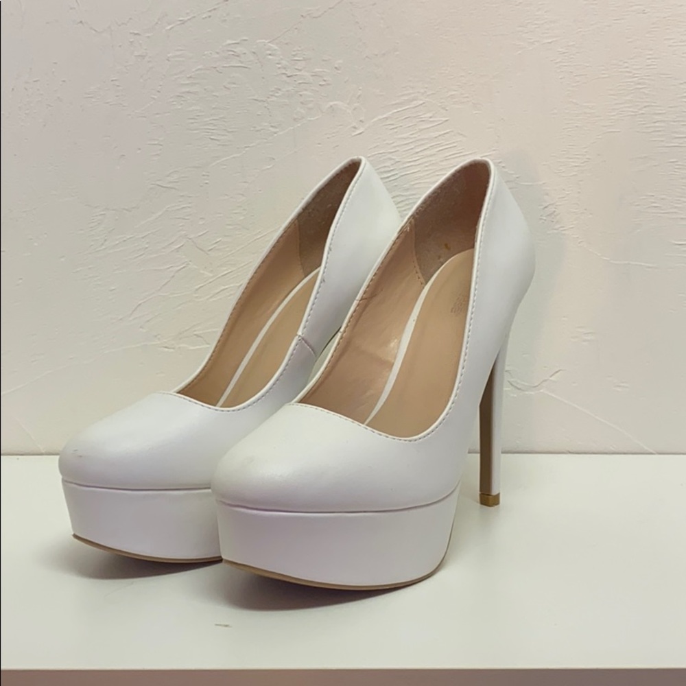 white heels